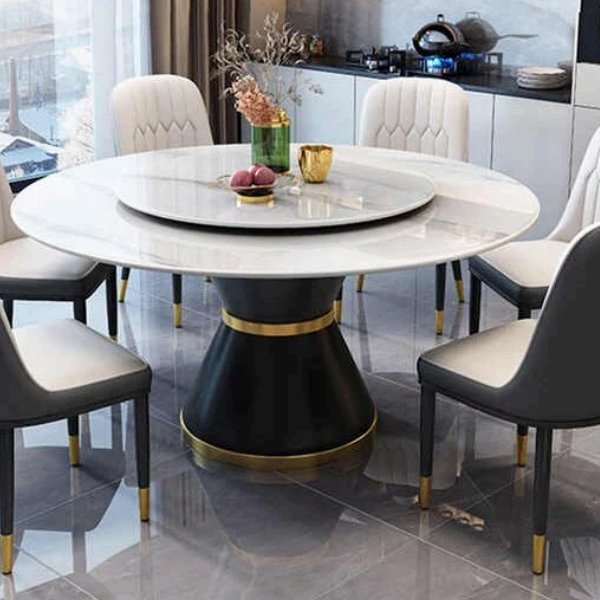 6-Seater Circular Dining Table Top