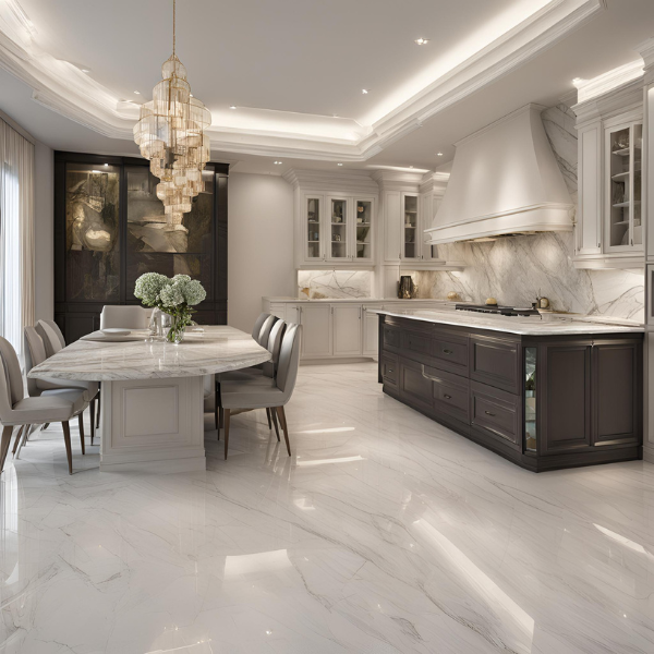 Marble dining table